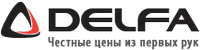 Логотип фирмы Delfa в Алексине